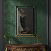 House Of Anantaa Furniture Antique Gold Diana Mirror