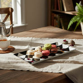 House Of Anantaa Platter & Bowl Black/White Zambia Platter