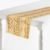 House Of Anantaa Runner Gold Chevron Gold Chevron Runner
