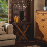 House Of Anantaa Tray Brown Luxembourg Butler Tray Table (Brown)