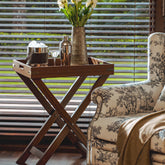 House Of Anantaa Tray Tan Luxembourg Butler Tray Table (Tan)