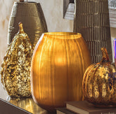 House Of Anantaa Vase & Candle Holder Orange Enchanted Candle Holder & Vase (Orange)