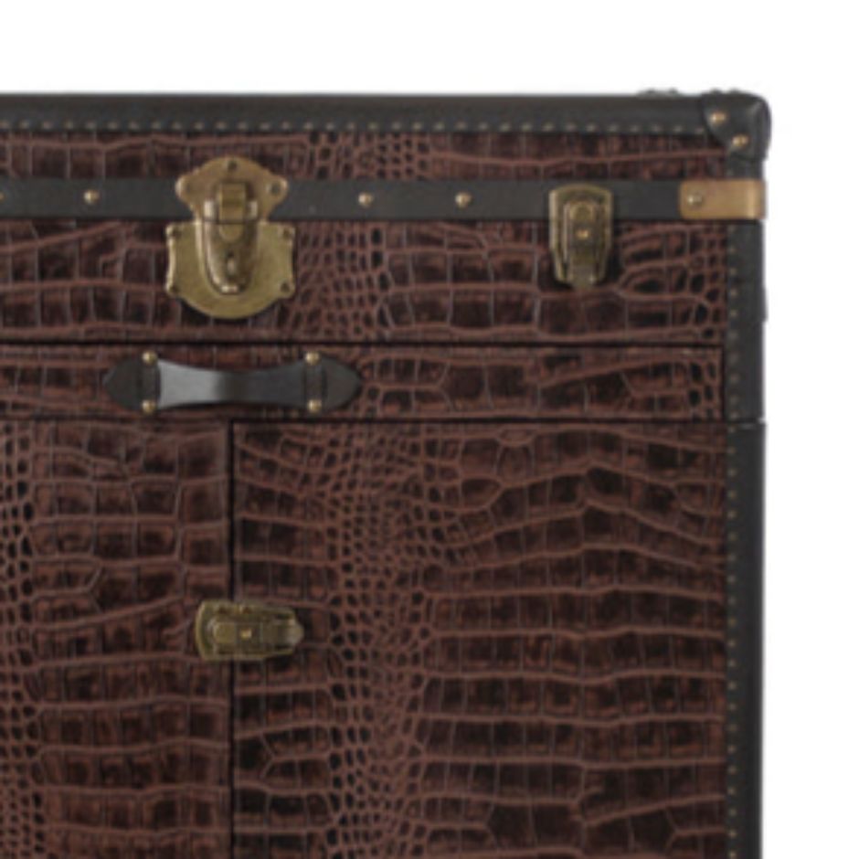 Milano Trunk Bar - Handcrafted Italian Luxury Bar Cabinet