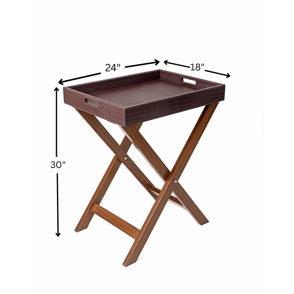 Luxembourg Butler Tray Table (Brown)