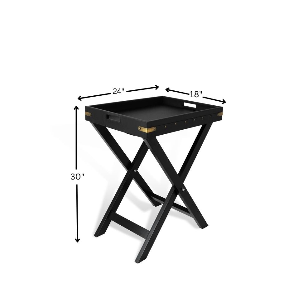 Luxembourg Tray Table (Black)