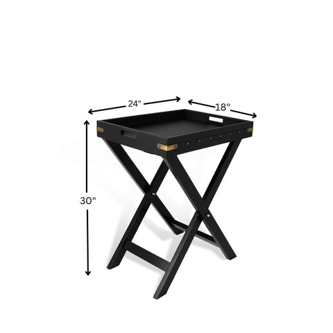 Luxembourg Tray Table (Black)