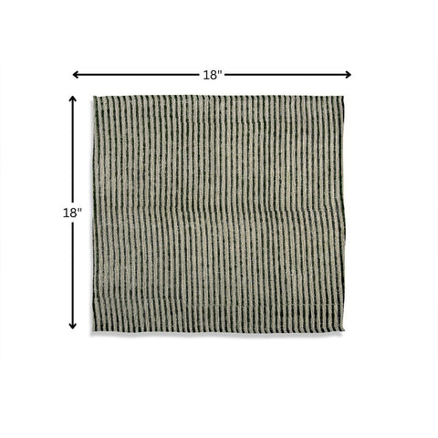 Green Stripes Napkin