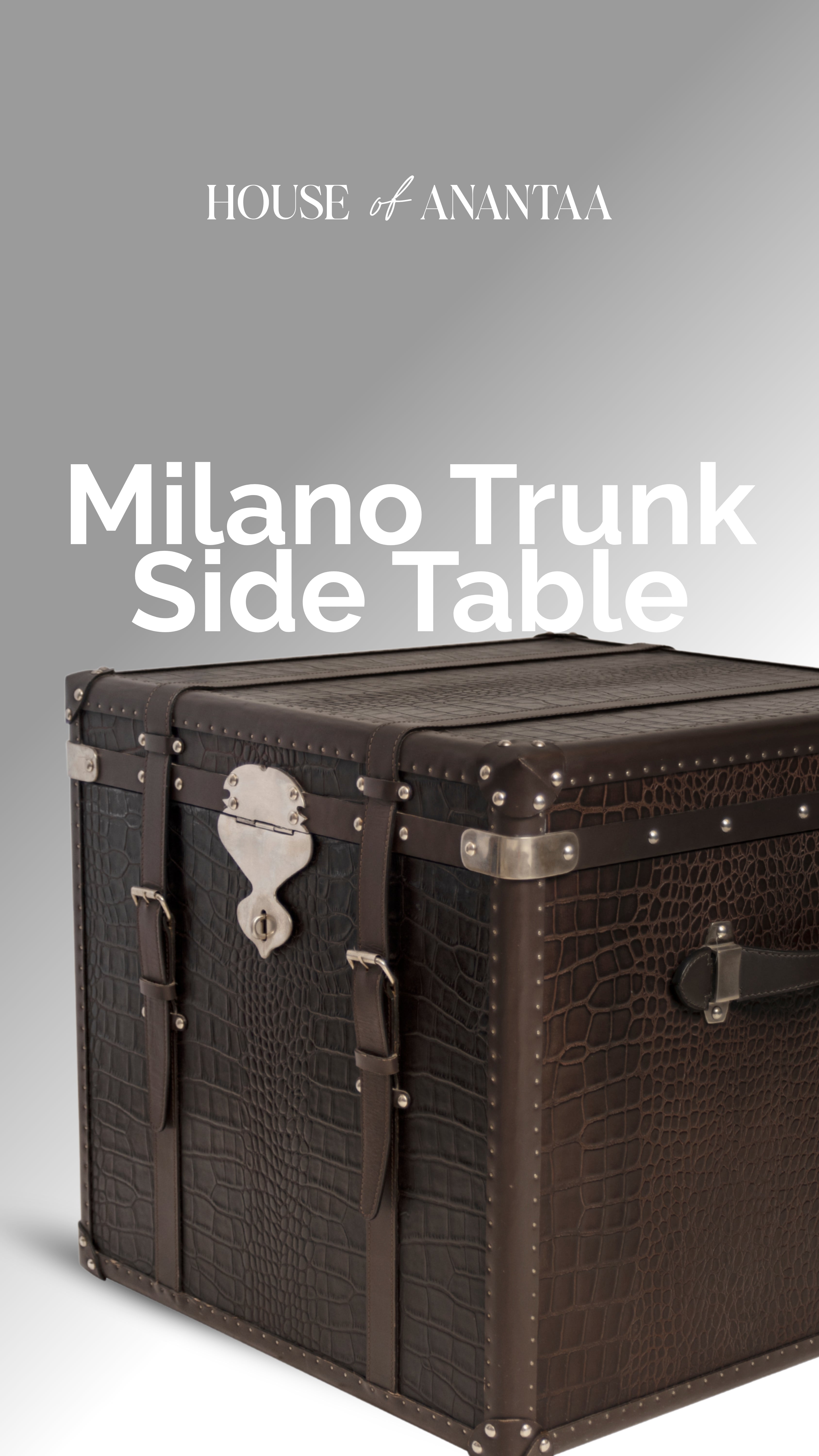 Milano Trunk Side Table