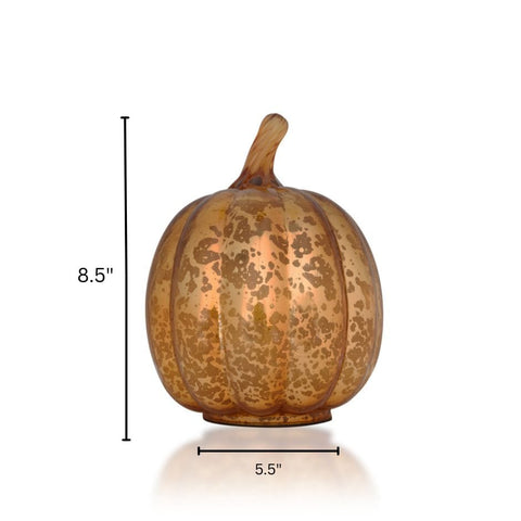 House Of Anantaa Artefact Gold Aurum Pumpkin Small (Gold) - Decorative Accent
