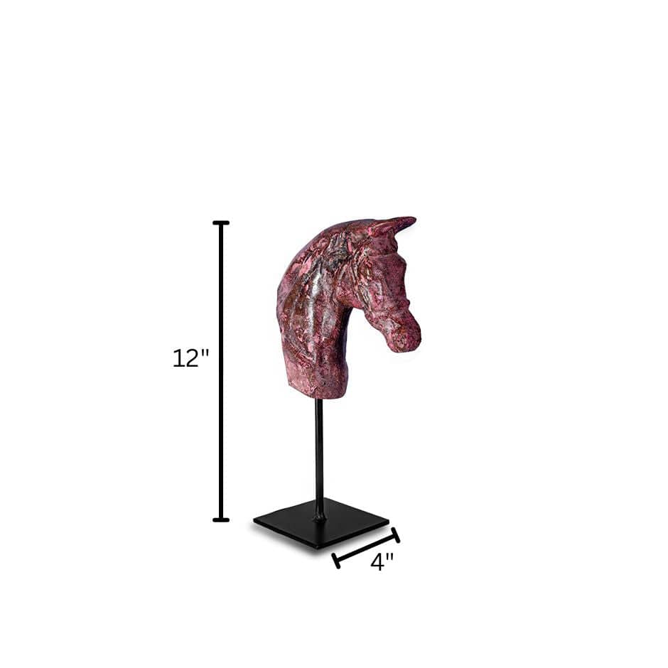 House Of Anantaa Artefact Green Horse - Red
