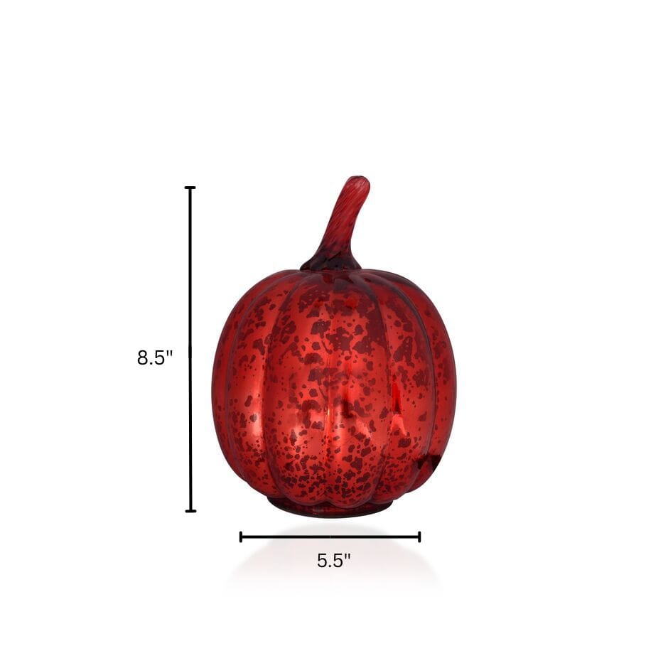 House Of Anantaa Artefact Red Ruby Pumpkin (Small) - Decorative Accent