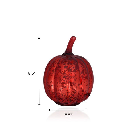 House Of Anantaa Artefact Red Ruby Pumpkin (Small) - Decorative Accent