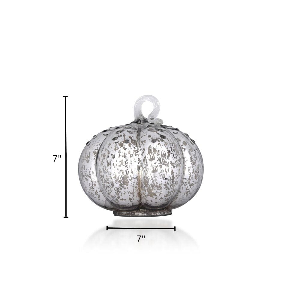 House Of Anantaa Artefact Silver Moon Pumpkin - Decorative Accent