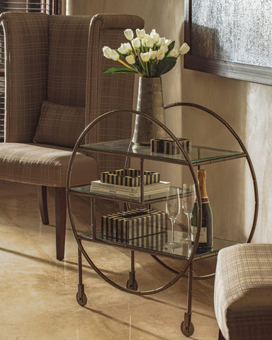 House Of Anantaa Bar Gold Theia Bar Trolley