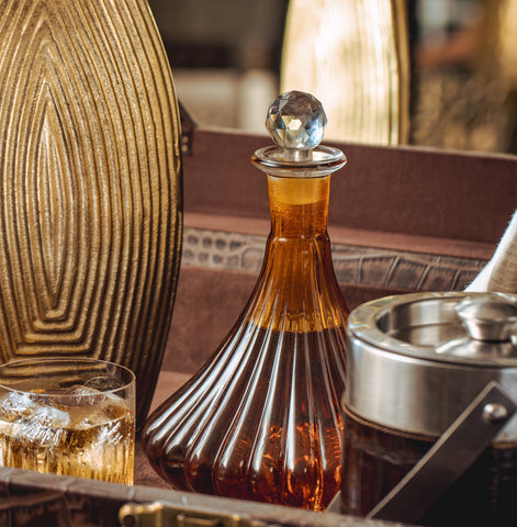 House Of Anantaa Bar Orange Decanter (Orange)