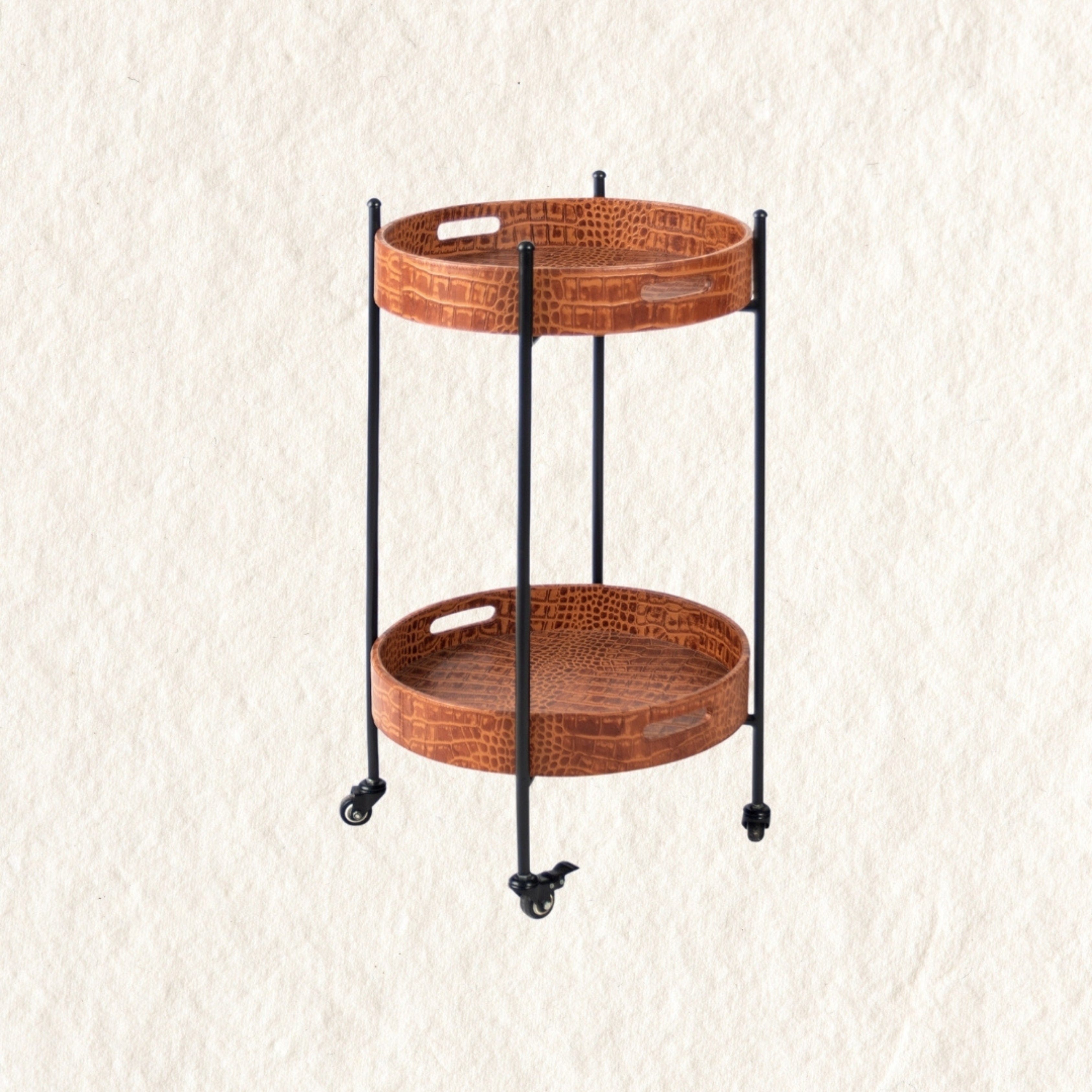 House Of Anantaa Bar Orange Natalie Bar Trolley