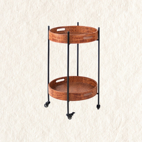 House Of Anantaa Bar Orange Natalie Bar Trolley