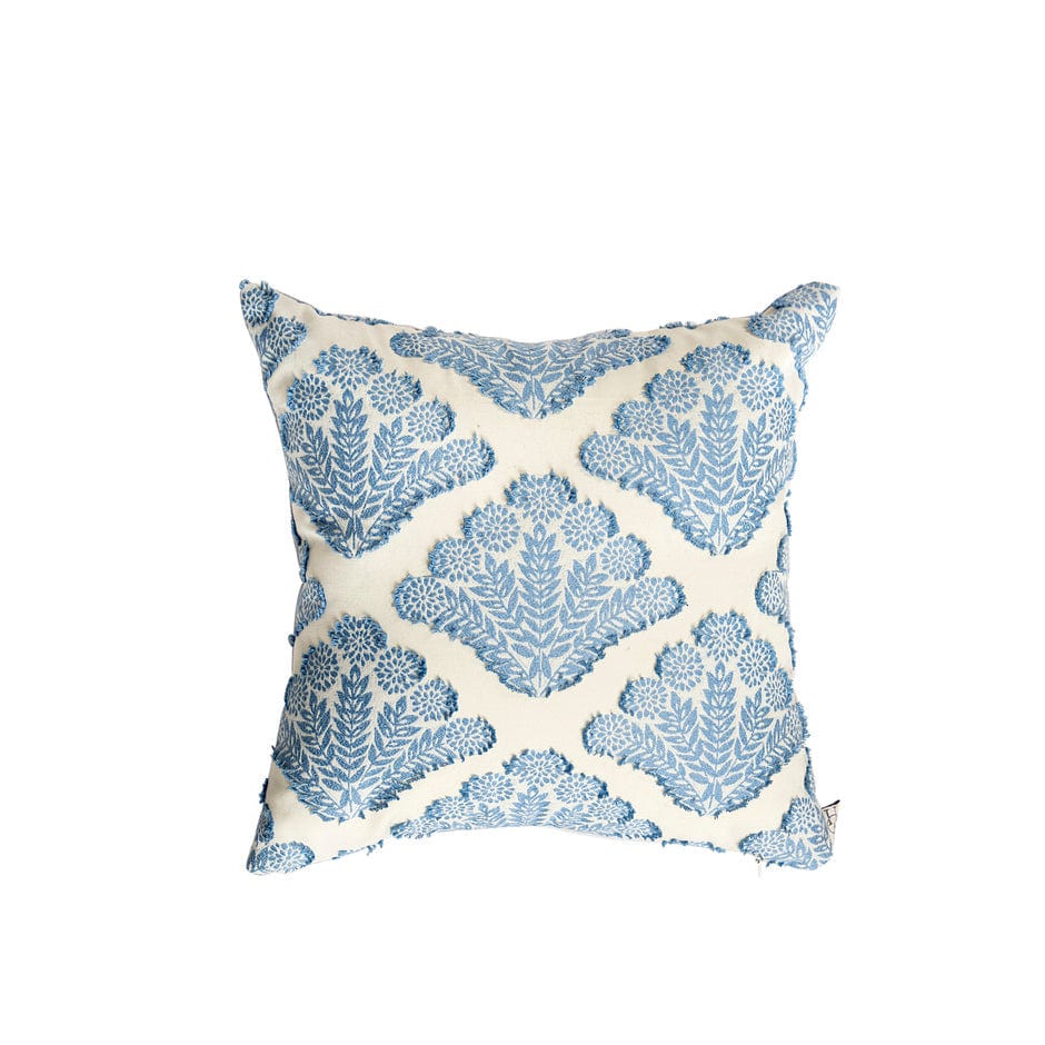 House Of Anantaa Cushion Blue Cauliflower Cushion Cover
