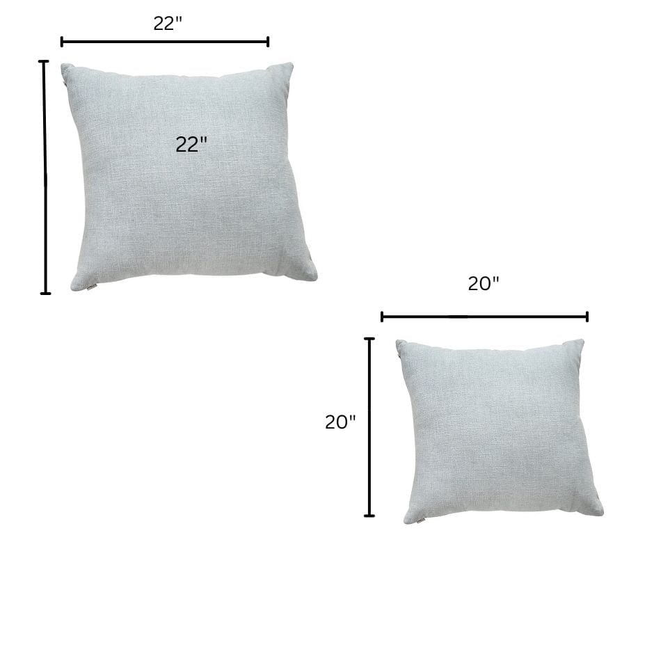 House Of Anantaa Cushion Chalk Blue Cushion Cover