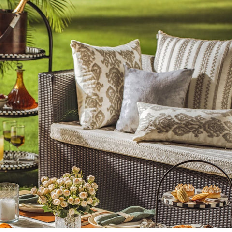 House Of Anantaa Cushion Turkish Crown Cushion Cover