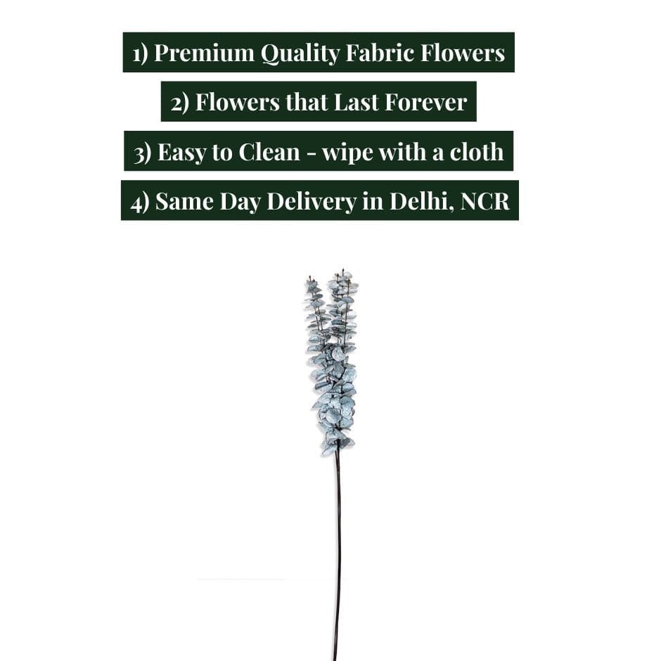 House Of Anantaa Flower Blue Eucalyptus Flower (Blue)