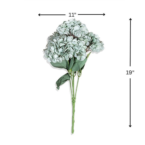 House Of Anantaa Flower Blue Hydrangea Flower (Blue)