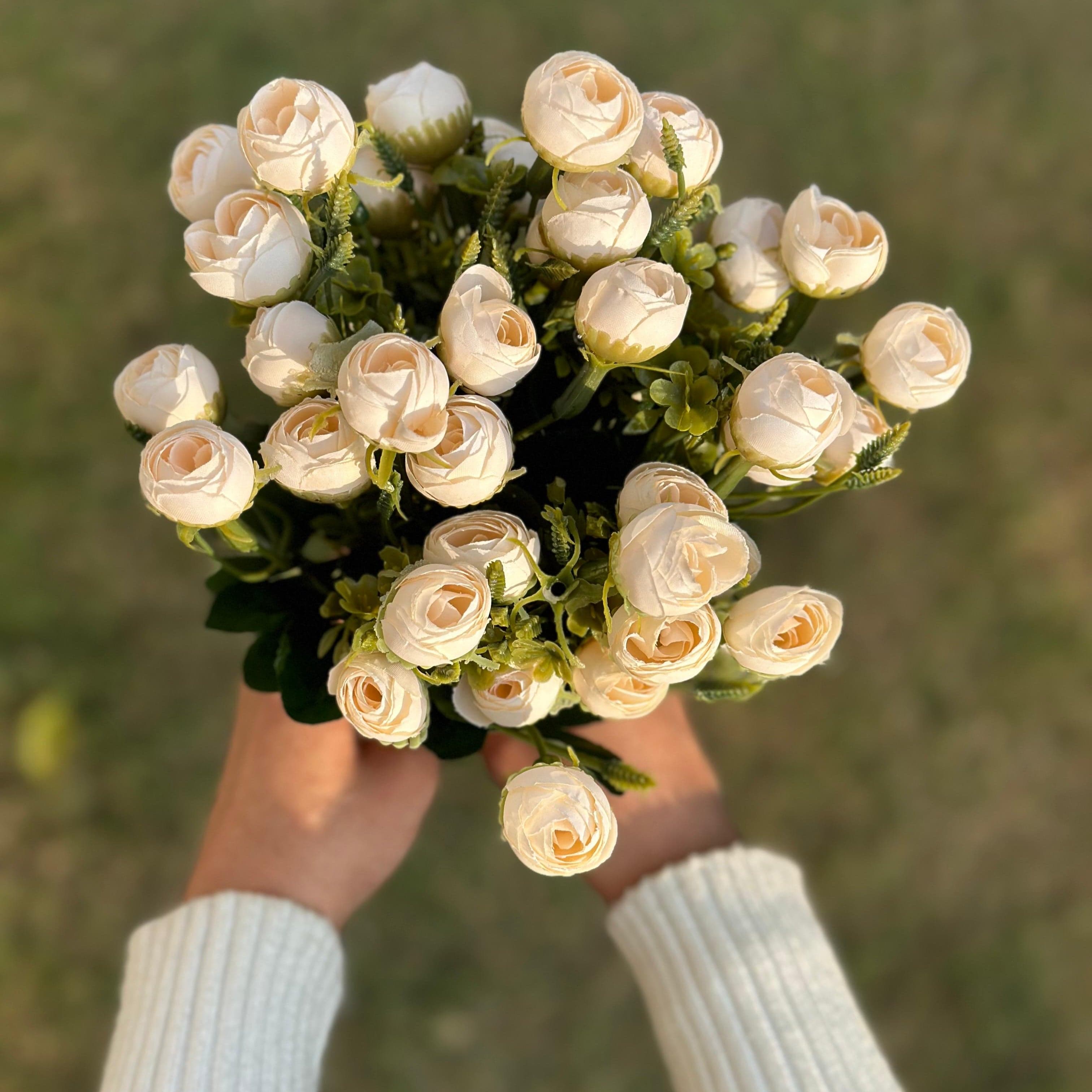 House Of Anantaa Flower Cream Camellia