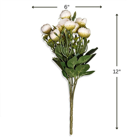 House Of Anantaa Flower Cream Camellia