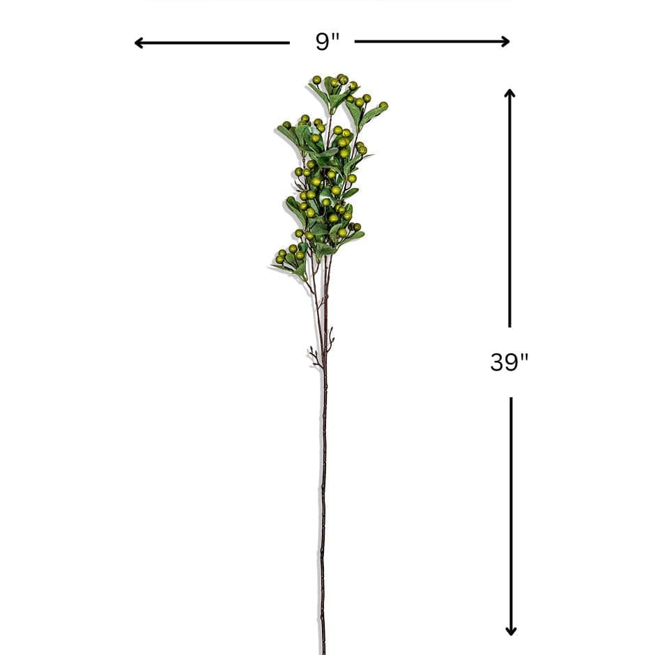 House Of Anantaa Flower Green Cherry Flower- Long (Green)