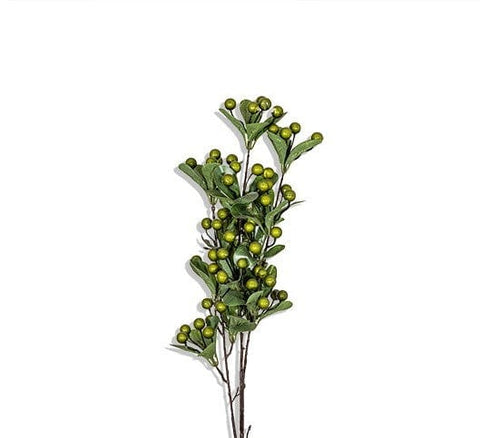 House Of Anantaa Flower Green Cherry Flower- Long (Green)