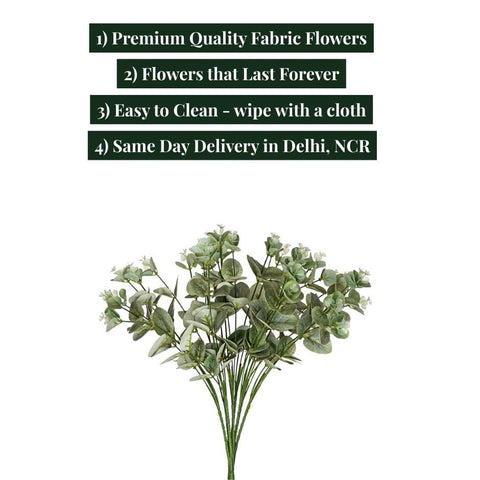 House Of Anantaa Flower Green Frosted Flower