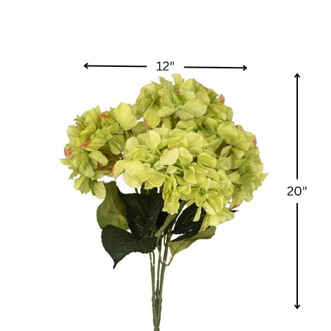 House Of Anantaa Flower Green Hydrangea Flower (Green)