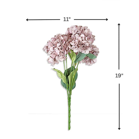 House Of Anantaa Flower Lavender Hydrangea Flower (Lavender)