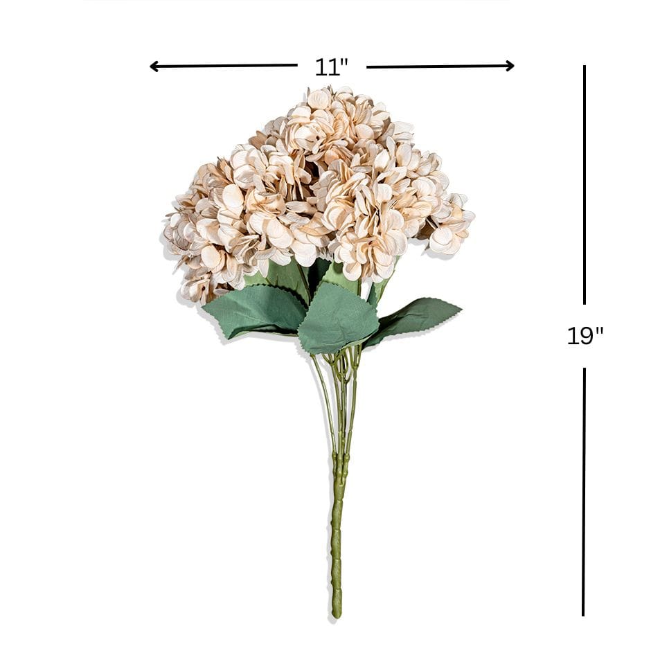 House Of Anantaa Flower Peach Hydrangea Flower (Peach)