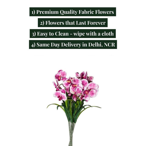 House Of Anantaa Flower Pink Orchid - Pink