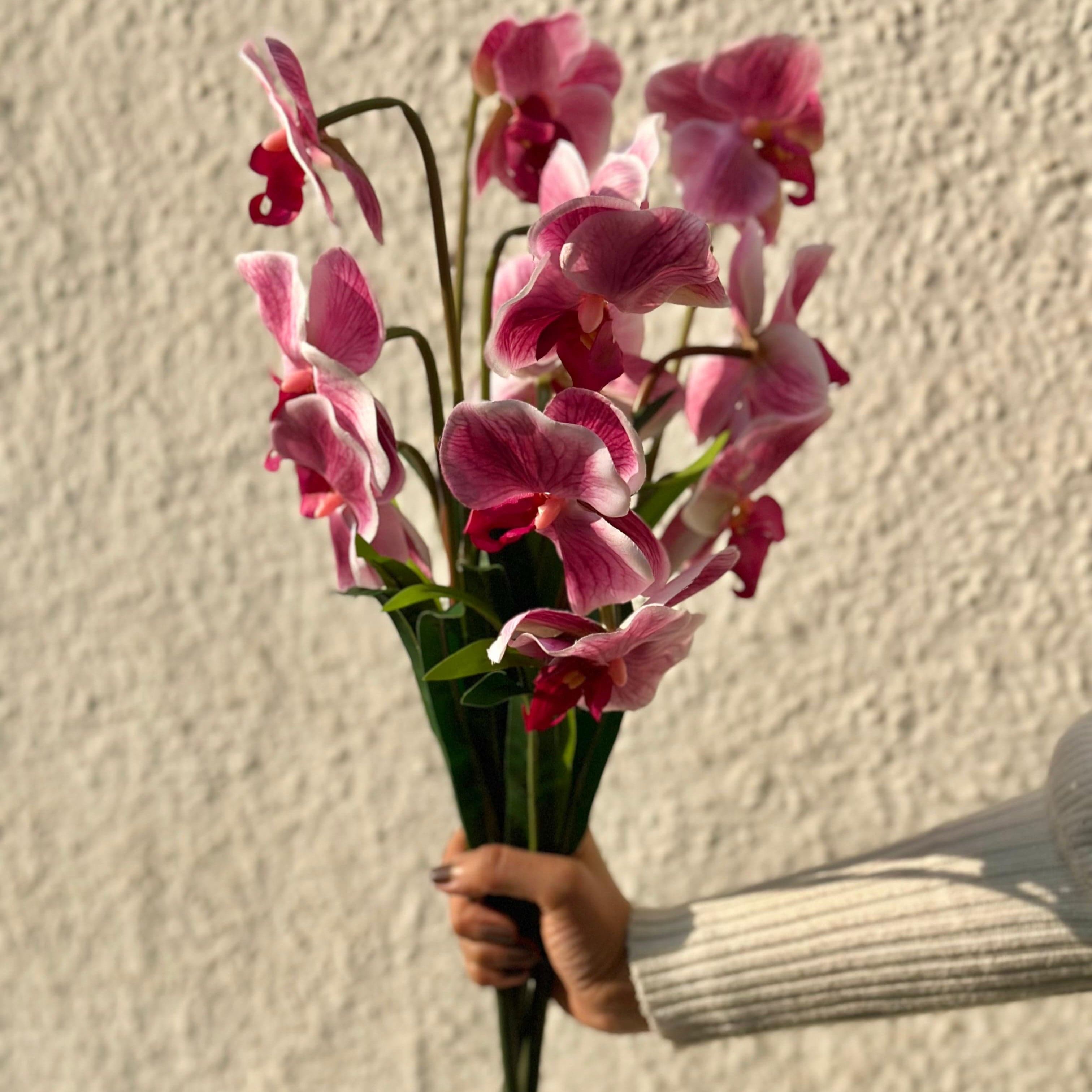 House Of Anantaa Flower Pink Orchid - Pink