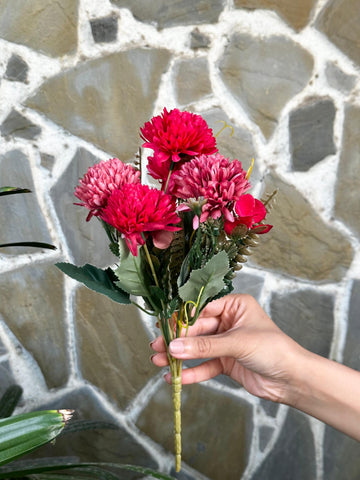 House Of Anantaa Flower Pink & Red Ballum Flower - Pink & Red