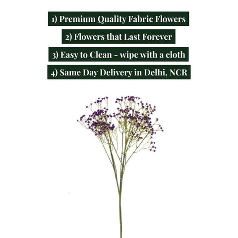 House Of Anantaa Flower Purple Zipso Flower - Purple