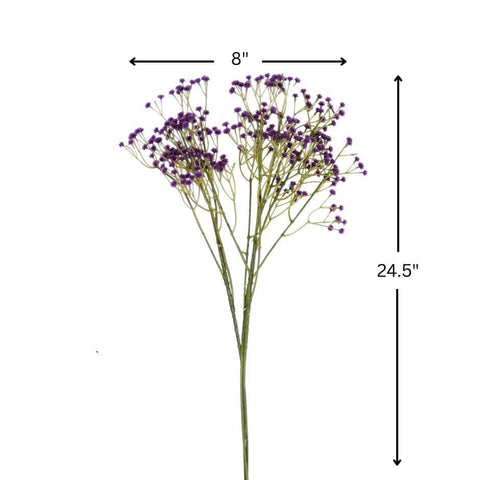 House Of Anantaa Flower Purple Zipso Flower - Purple