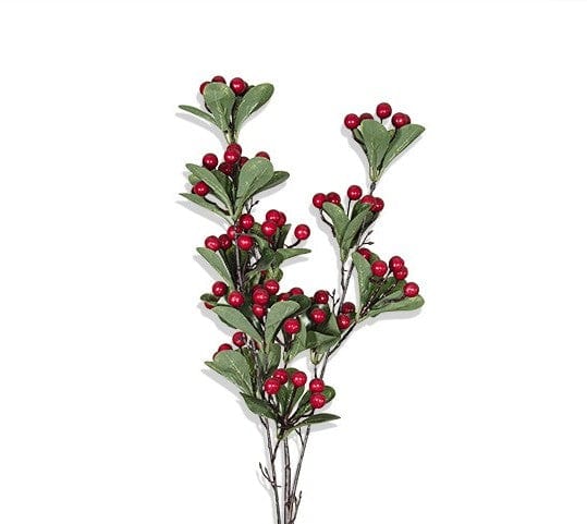 House Of Anantaa Flower Red Cherry Flower- Long (Red)