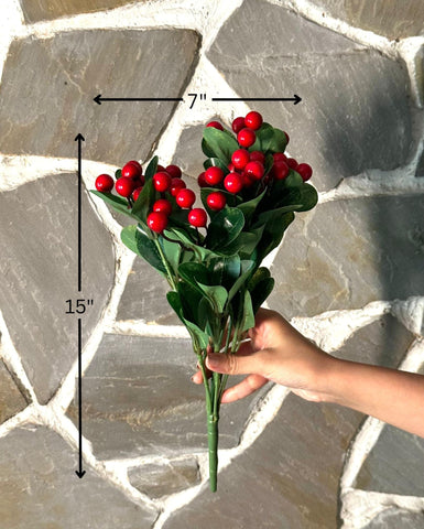 House Of Anantaa Flower Red Cherry Flower-Small