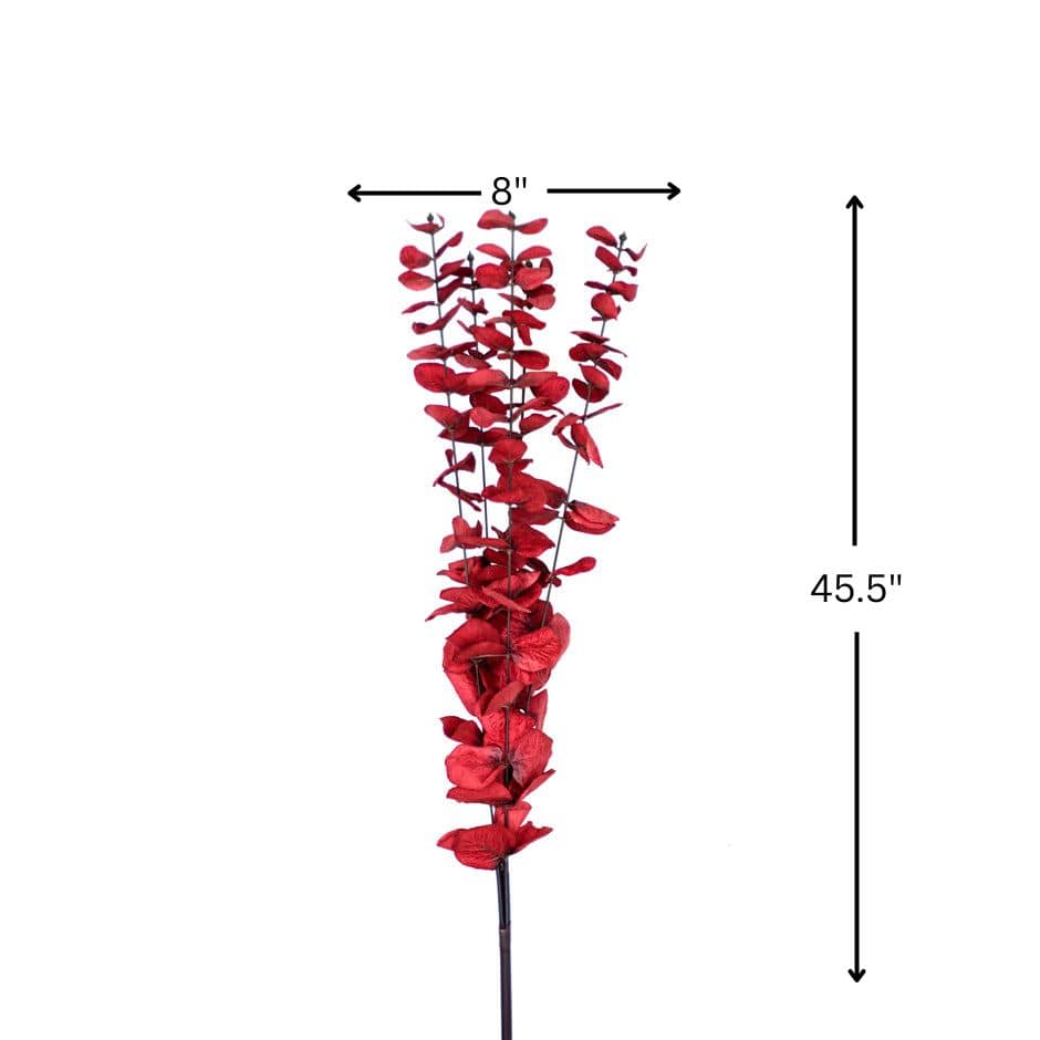 House Of Anantaa Flower Red Eucalyptus Flower (Red)