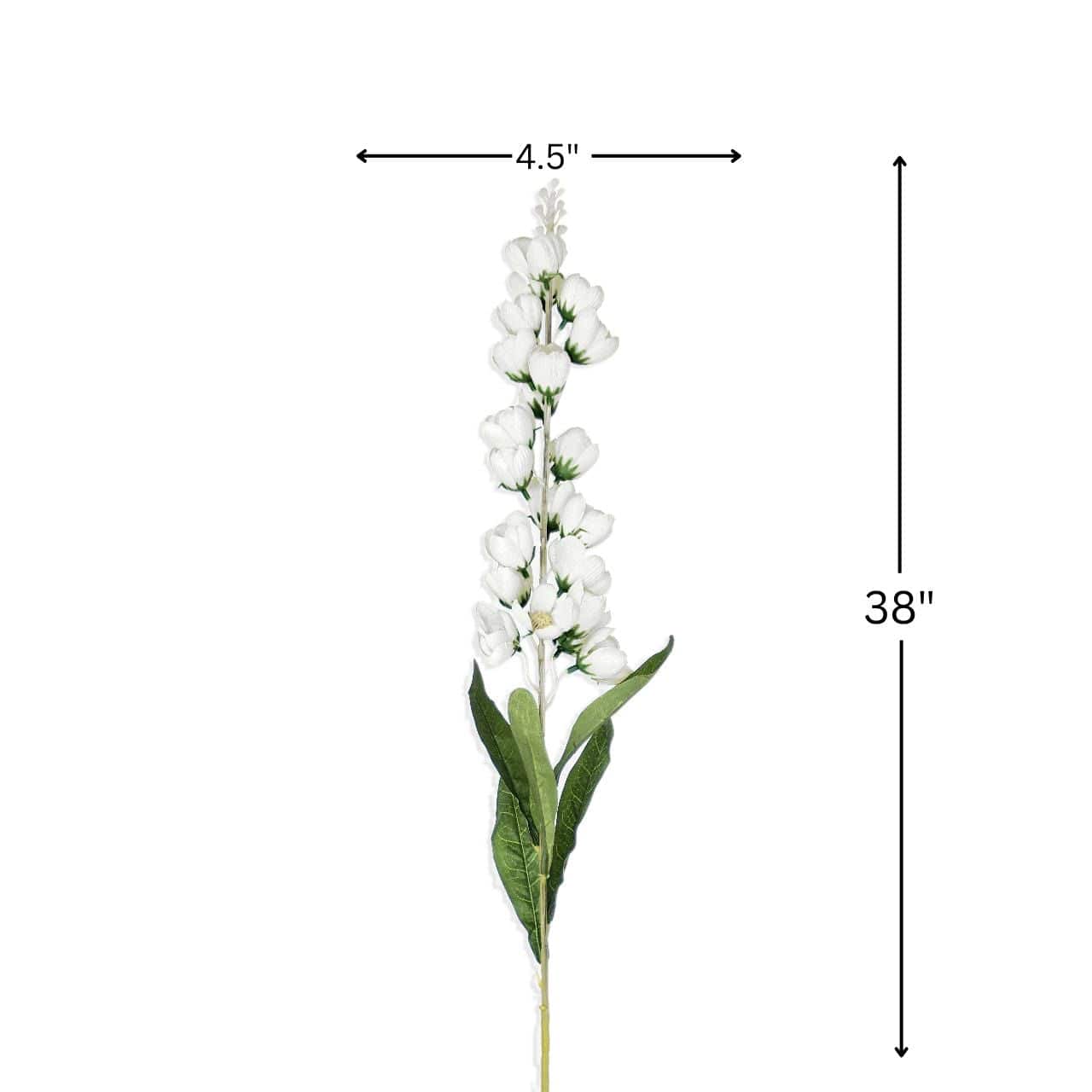 House Of Anantaa Flower White Bud Flower - White