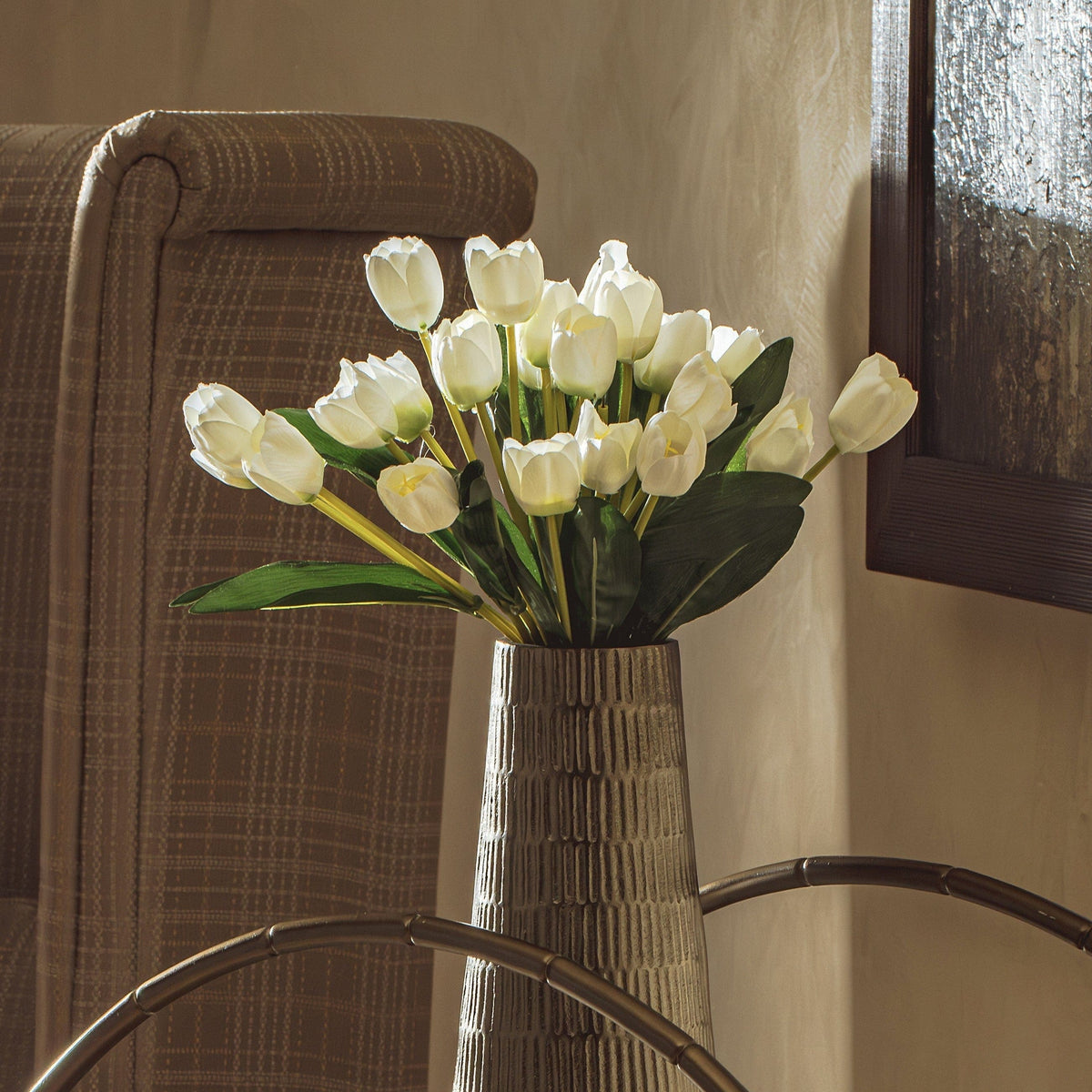 House Of Anantaa Flower White Tulip