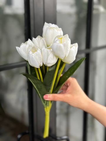 House Of Anantaa Flower White Tulip