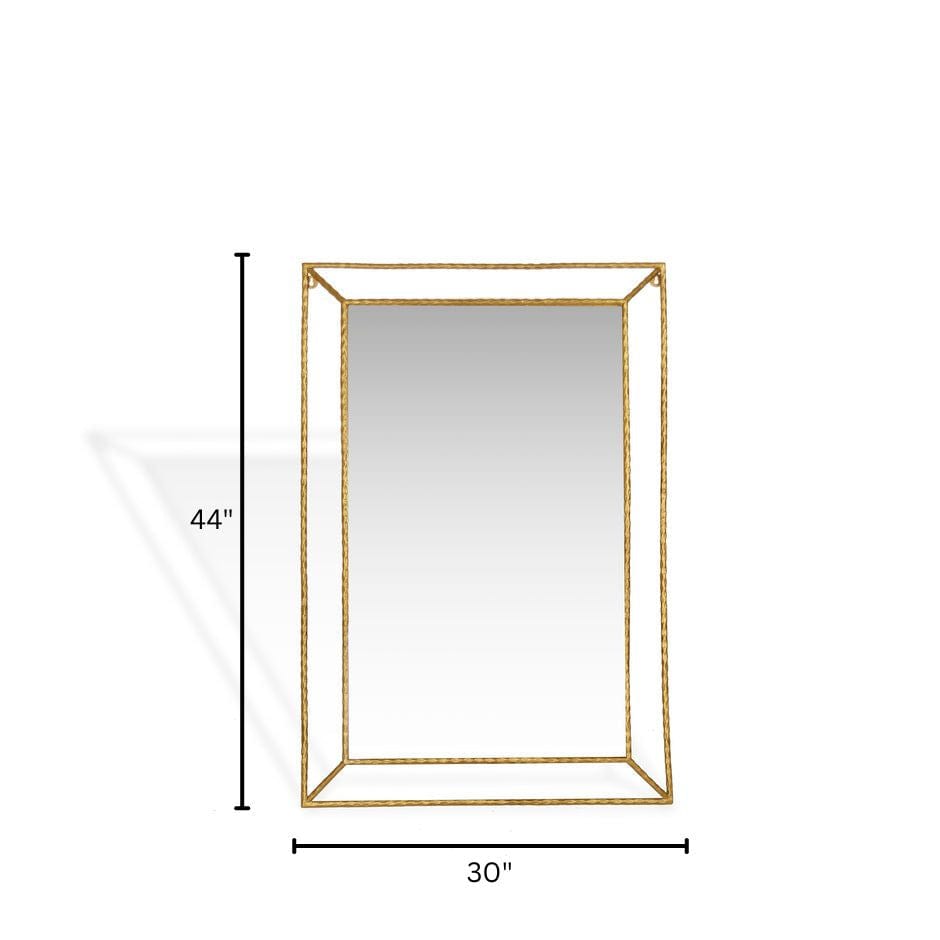 House Of Anantaa Furniture Antique Gold Diana Mirror