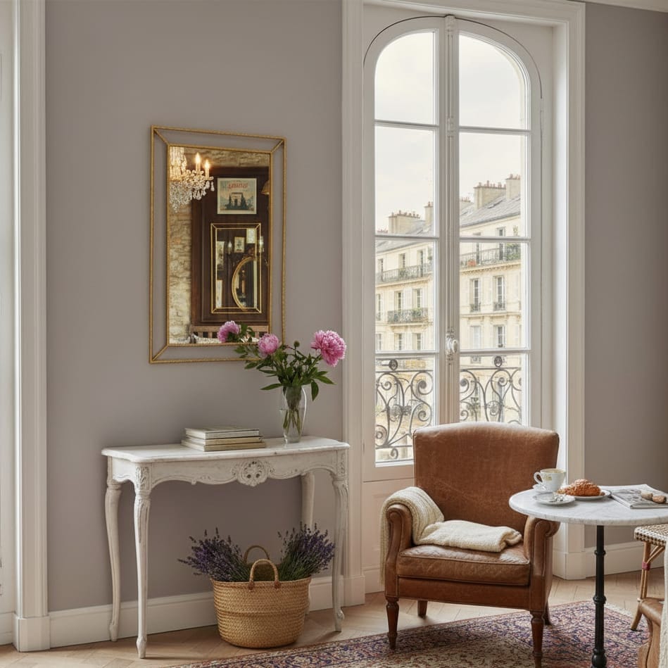 House Of Anantaa Furniture Antique Gold Diana Mirror