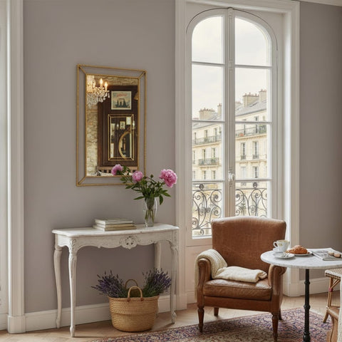 House Of Anantaa Furniture Antique Gold Diana Mirror