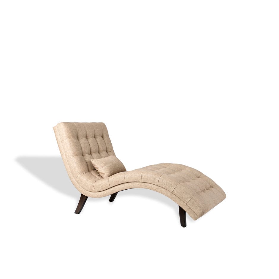 House Of Anantaa Furniture Beige Chaise Lounger
