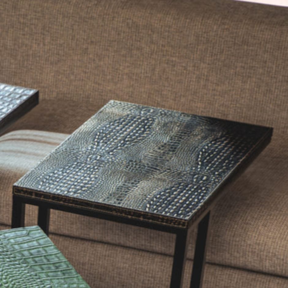 House Of Anantaa Furniture black/gold Insert Table (Black/Gold)